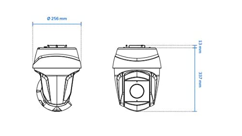 Vivotek SD9384-EHL 5MP IR Network Speed Dome with 4.94 to 148.24 mm varifocal Lens