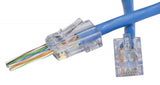 Platinum Tools - 100010C - EZ-RJ45 Cat6 Connector. 50/Clamshell.