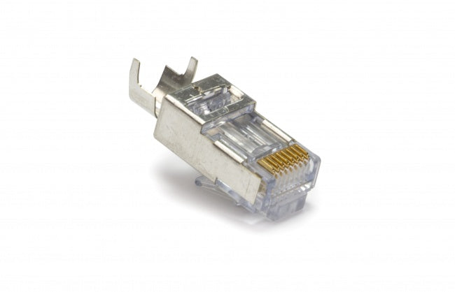 Platinum Tools - 100022 - EZ-RJ45 Shielded Cat5e/6, (External Ground). 50/Bag.
