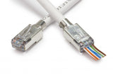 Platinum Tools - 100022 - EZ-RJ45 Shielded Cat5e/6, (External Ground). 50/Bag.