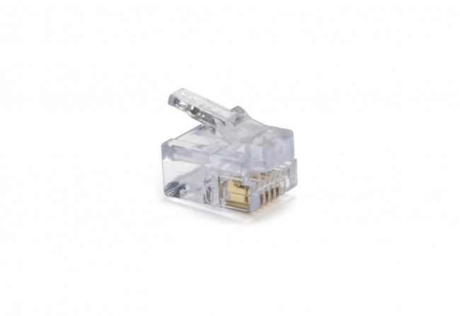 Platinum Tools - 100026C - EZ-RJ12/11 Connector. 50/Clamshell.