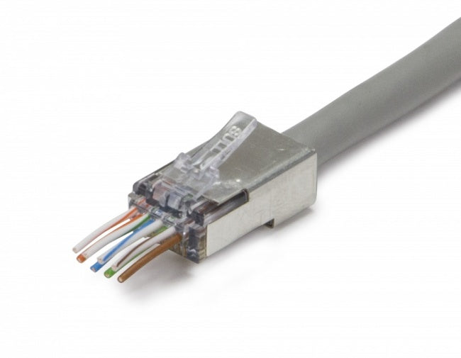 Platinum Tools - 100047C - ezEX38 Cat5E Connector. 50/Clamshell.