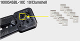 Platinum Tools - 100054SBL-10C - Replacement Blades for PN 100054C (RJ45 cavity). 10/Clamshell.