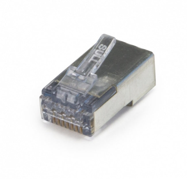 Platinum Tools - 105026 - ezEX38 Cat5E Shielded, RJ45, Internal Grnd. 100/Bag.