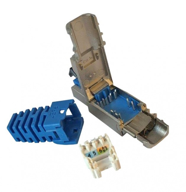 Platinum Tools - 106250 - PoE+ 10Gig RJ45 Shielded Field Plug. 1/Bag