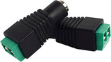 BP0037M 12VDC Screw Terminal Plug Male