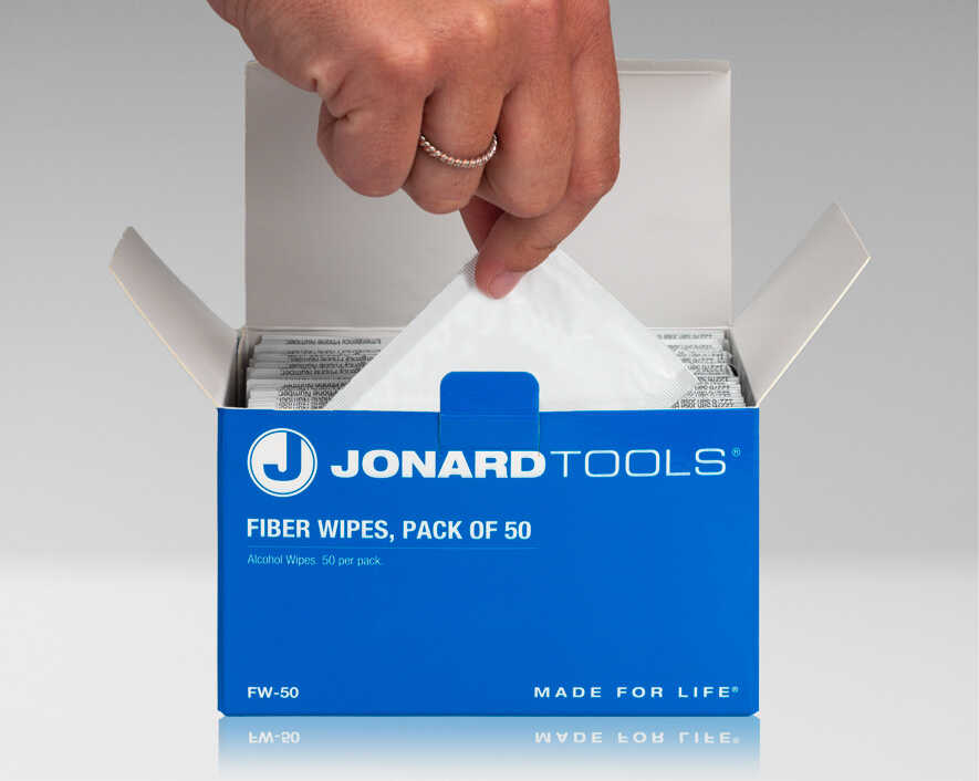 Jonard Tools - TK-184 - Fiber Optic Connector Clean & Prep Kit w/ Precision Cleaver