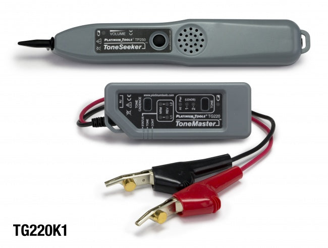 Platinum Tools - TG210K1 - ToneMaster and ToneSeeker Kit, Alligator Clips