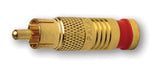 Platinum Tools - 18275 - RCA Type RGB Compression 23AWG Gold Plated Connectors (Bulk Package 25Pc/Bag)