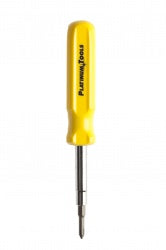 Platinum Tools - 19001C - 6-in-1 Screwdriver. Clamshell.
