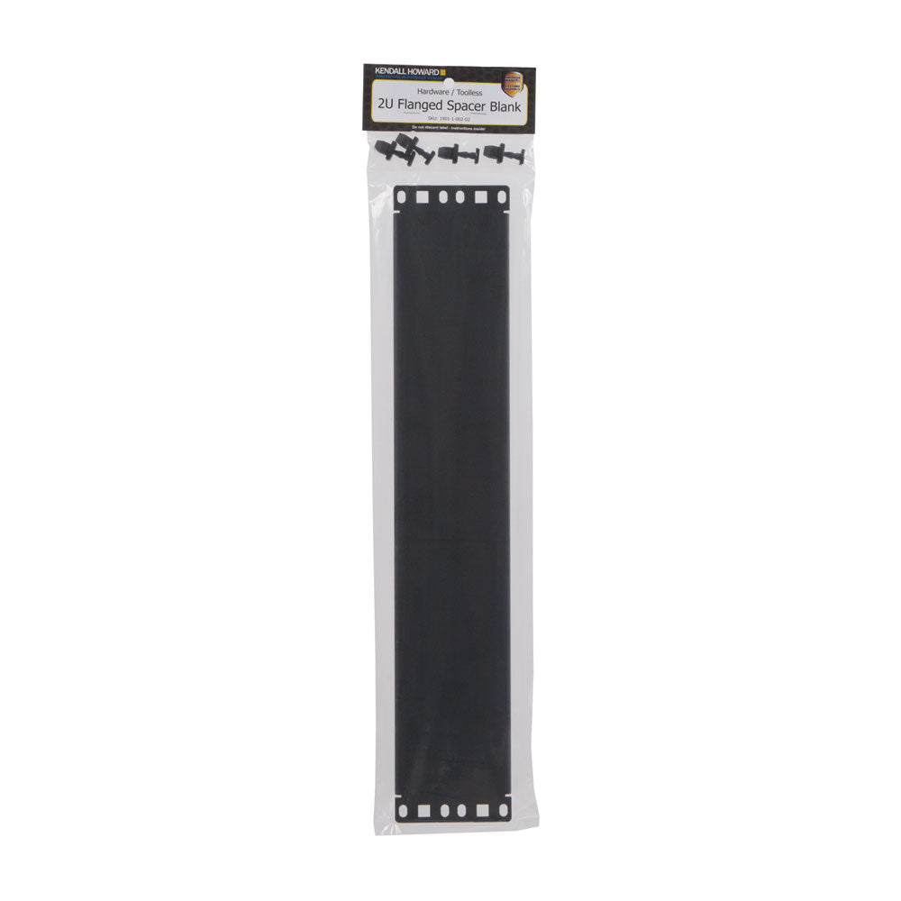 Kendall Howard - 1901-1-002-02 - 2U FLANGED SPACER BLANK