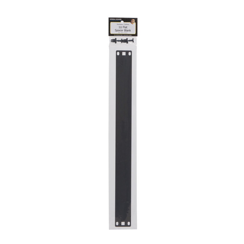 Kendall Howard - 1901-1-101-01 - 1U Flat Spacer Blank