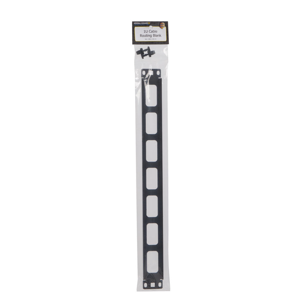 Kendall Howard - 1902-1-001-01 - 1U Cable Routing Blank