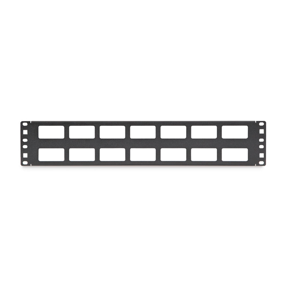 Kendall Howard - 1902-1-002-02 - 2U Cable Routing Blank