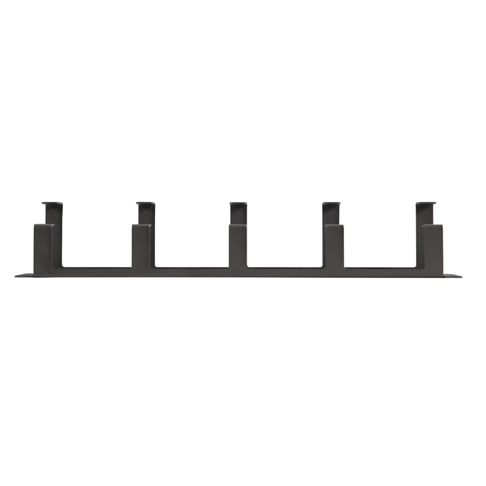 Kendall Howard - 1903-3-100-02 - 2U 5X D-Ring Cable Manager