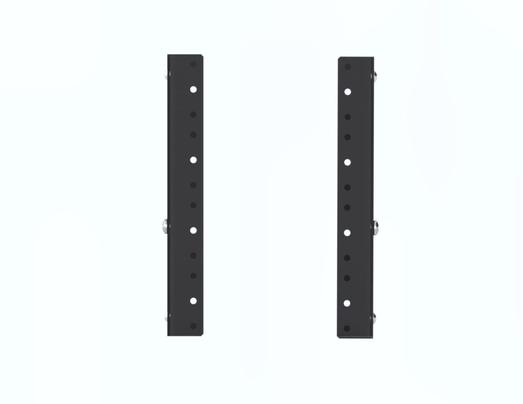 Kendall Howard - 1924-3-001-04 - RACK STANDOFF BRACKET, ADJUSTABLE, 4U