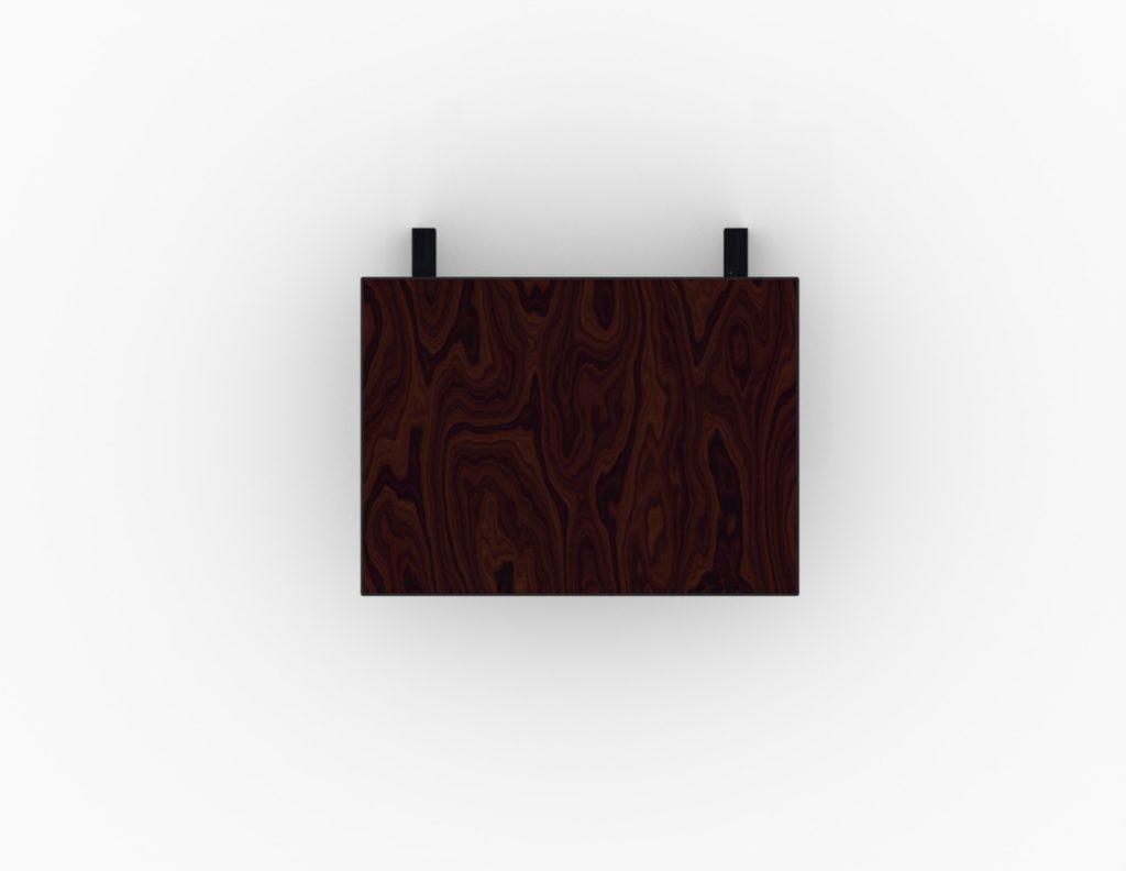 Kendall Howard - 5200-3-424-00 - LAN Station 19” x 14” Shelf - African Mahogany