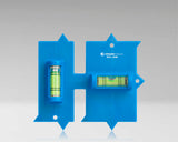 Jonard Tools - WTL-32M - Wall Template & Level for 1 & 2 Gang 3" x 2" Metal Electrical Boxes