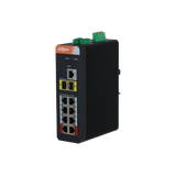 Dahua - DH-PFS4210-8GT-DP - 8-Port Industrial PoE Gigabit Switch