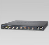Planet - LRP-822CS - 8-port Coax + 2-port 10/100/1000T + 2-port 100/1000X SFP Long Reach PoE over Coaxial Managed Switch