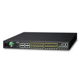 Planet - XGS3-24242 - Layer 3 24-Port 100/1000X SFP + 16-Port shared TP + 4-Port 10G SFP + Stackable Managed Switch