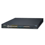 Planet - GPL-8000 - 8-Port GPON OLT with 4-Port Gigabit TP/SFP Combo + 4-Port 1000X SFP + 4-Port 10G SFP+ with optional Redundant Power