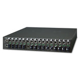 Planet - MC-1610MR - 19" 2U 16-Slot Managed Media Converter Chassis with Optional Redundant Power Supply