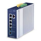 Planet - IGS-6325-4T2X - Industrial Layer 3 4-Port 2.5GBASE-T + 2-Port 10GBASE-X SFP+ Managed Ethernet Switch