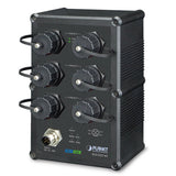 Planet - IGS-5227-6T - Industrial IP67-rated 6-Port 10/100/1000T Managed Ethernet Switch (-40~75C)
