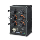 Planet - IGS-604HPT-RJ - Industrial IP67-rated 4-Port 10/100/1000T 802.3at PoE + 2-Port 10/100/1000T Managed Ethernet Switch (-40~75C)