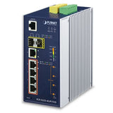 Planet - IGS-5225-4UP1T2S - Industrial L2+ 4-Port 10/100/1000T 802.3bt PoE + 1-Port 10/100/1000T + 2-Port 100/1000X SFP Managed Switch