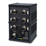 Planet - IGS-5227-6MT-X - Industrial IP67 Rated 6-Port 10/100/1000T M12 Managed Ethernet Switch (-40~75C, X-coded M12)