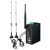 Planet - ICG-2510W-LTE-US - Industrial 4G LTE Cellular Wireless Gateway with 5-Port 10/100/1000T(LTE Band B2/B4/B12)
