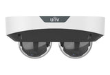 Uniview - IPC3224SS-ADF28K-I1 - 4MP, 2.88mm lens Dual-channel Non-Splicing Multiview Series IR Fixed Intelligent Network Camera