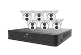 Uniview - EK-S31P8T46T2-V2 - NVR kits with 6 Unit 4MP camera with 1 Recorder and 2TB HDD, without 18M Network Cable