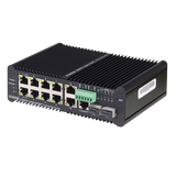 Vigitron - Vi30210 - Hardened Managed 10-Port, L2+, 1G Industrial 90W PoE Ring Switch