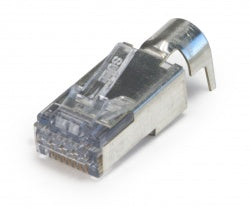 Platinum Tools - 202052J - ezEX48 Cat6A Shielded RJ45 External Ground Connector, 50/Jar.