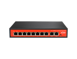 Wi-Tek - WI-PS210 - 8FE+2FE uplink 250M Long Range PoE Switch with 8Port PoE