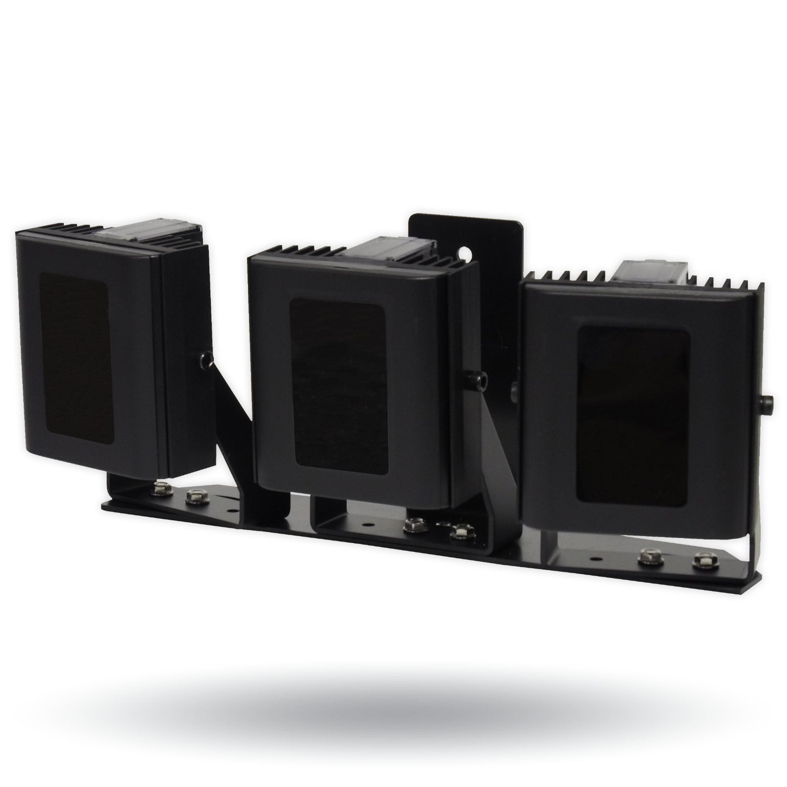 Digital Watchdog - DW-ILIRIP940 - High Performance 940nm Infra-red Illuminator, High Power Dual Core LEDs, with 374' coverage distance. Interchangeable lens packs to deliver a variety of angles out of the box. Built in web browser interface for easy 