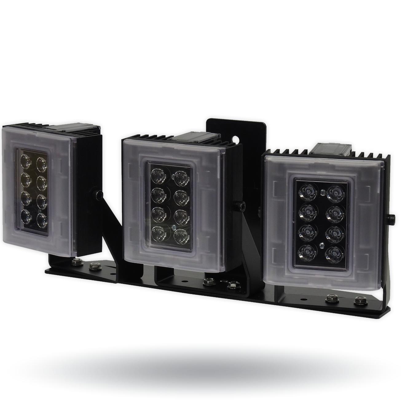 Digital Watchdog - DW-ILWLIPM - High Performance White light Illuminator, High Power Dual Core LEDs, with 374' coverage distance. Interchangeable lens packs to deliver a variety of angles out of the box. Built in web browser interface for easy setup,