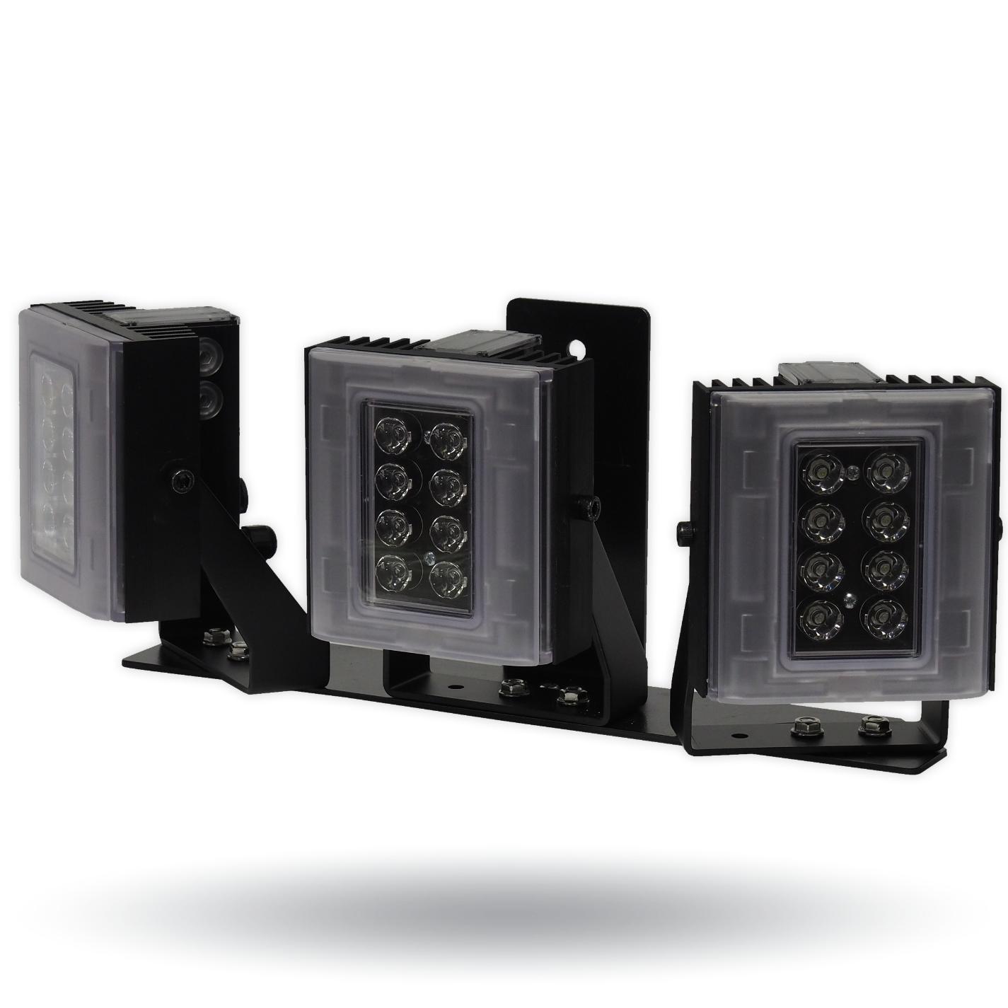 Digital Watchdog - DW-ILWLIPM - High Performance White light Illuminator, High Power Dual Core LEDs, with 374' coverage distance. Interchangeable lens packs to deliver a variety of angles out of the box. Built in web browser interface for easy setup,