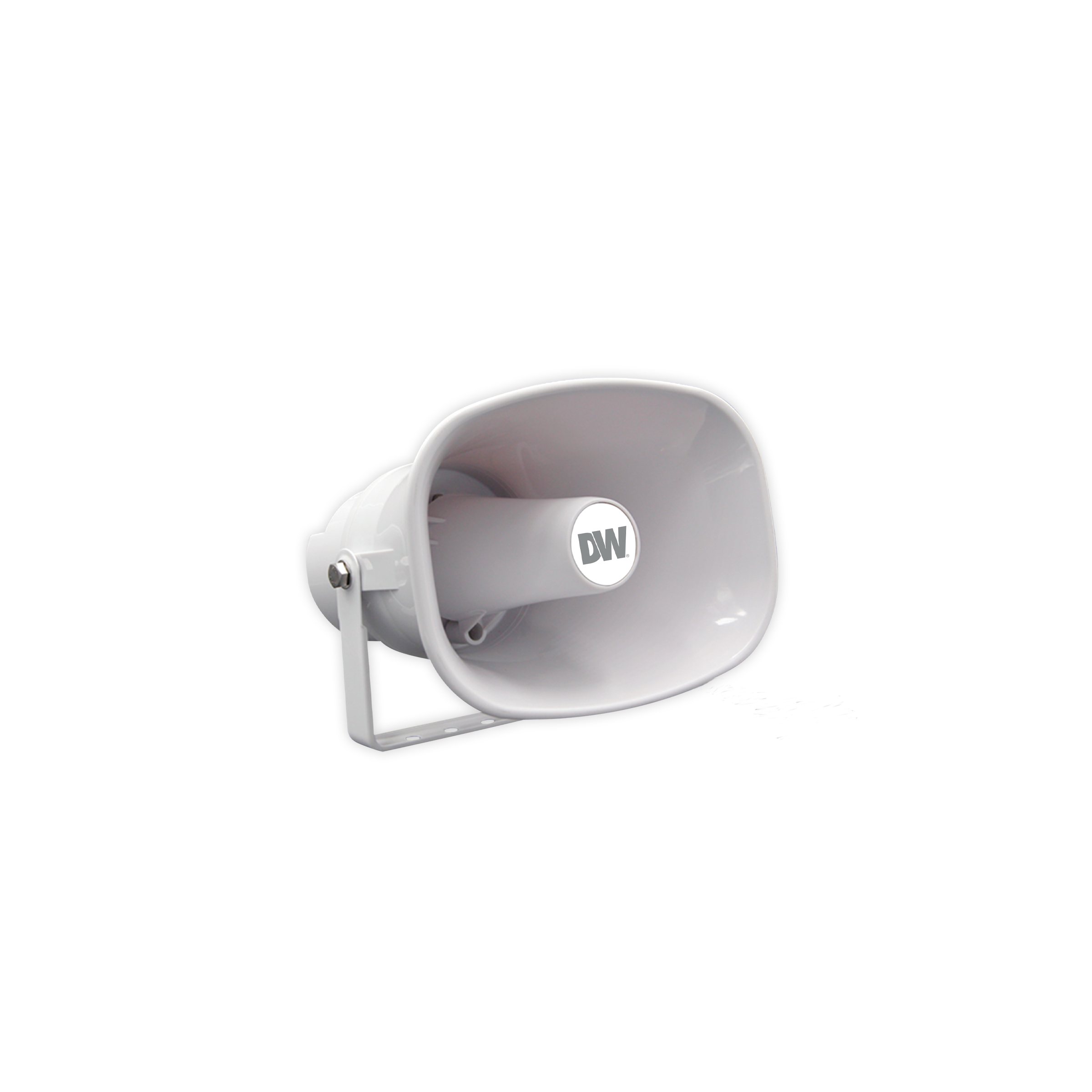 Digital Watchdog - DW-SWSP15A - IP Horn Speaker, 15W, 113dB,300Hz, Built in 15W Amplifier, Codec(OPUS,MP3,G.722,PCMU-PCMA),120Mbps, Alarm Input, Onvif, PoE and 12V/24V, IP67, 2 Year Warranty.