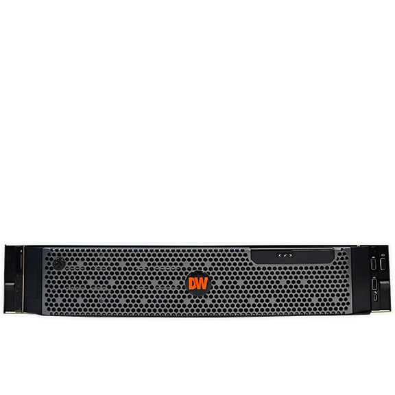Digital Watchdog - DW-BJRR2Y280TS6 - Blackjack Rack NVR Server (Powered by DW Spectrum IPVMS), includes 8 camera licenses pre-installed, 600 Mbps of recording throughput, Windows Server 2019 on mirrored SSD's, 1000W Dual Power Supply, 2U rack-mount, 