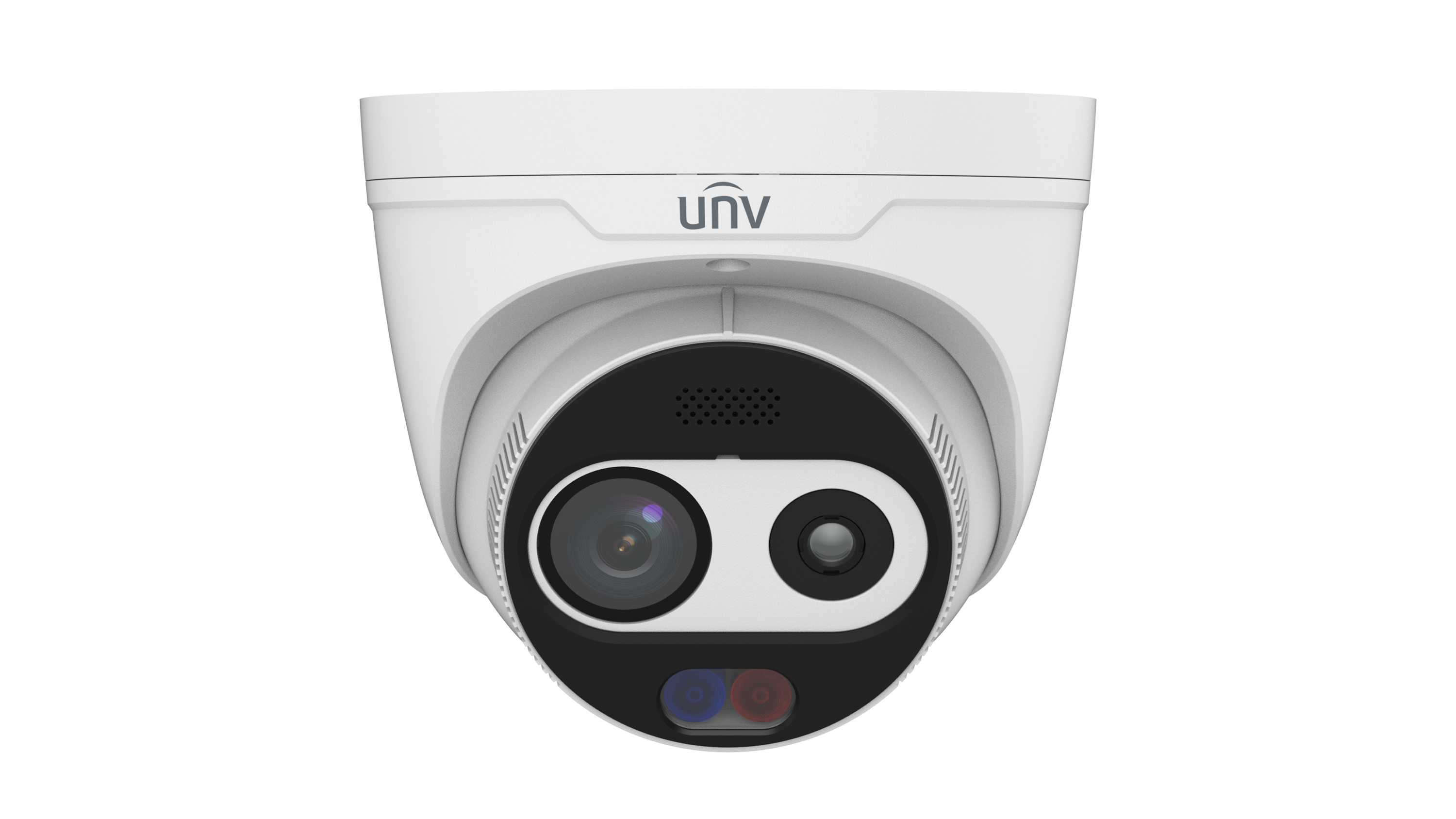 UNV - TIC3612SA-F3-4F4AC-I1 - UNV Dual Dual-spectrum Thermal Network Turret Camera Thermal:256*192(3.2mm)  Optical: 4MP(4mm)