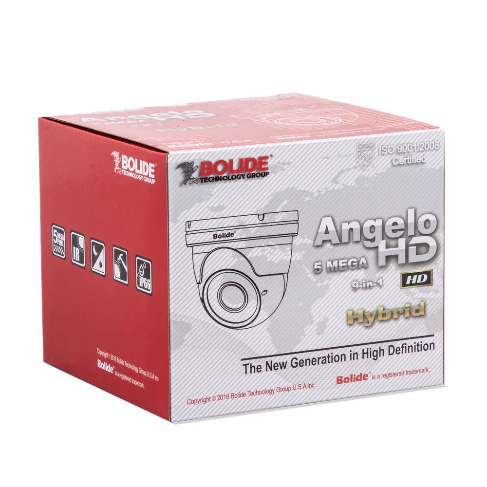 BOLIDE - BC1509IRODVA/AHN - 9-in-1 Analog Eyeball Gray Camera 2.8mm to 12mm Varifocal Lens