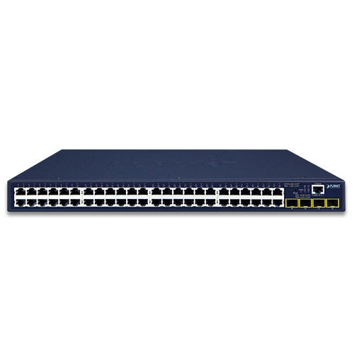 Planet - GS-4210-48T4S - 48-Port 10/100/1000BASE-T + 4-Port 100/1000BASE-X SFP Managed Gigabit Switch
