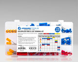 Jonard Tools - TCK-178 - Solderless Ring and Lug Terminal Kit, 178 Pcs