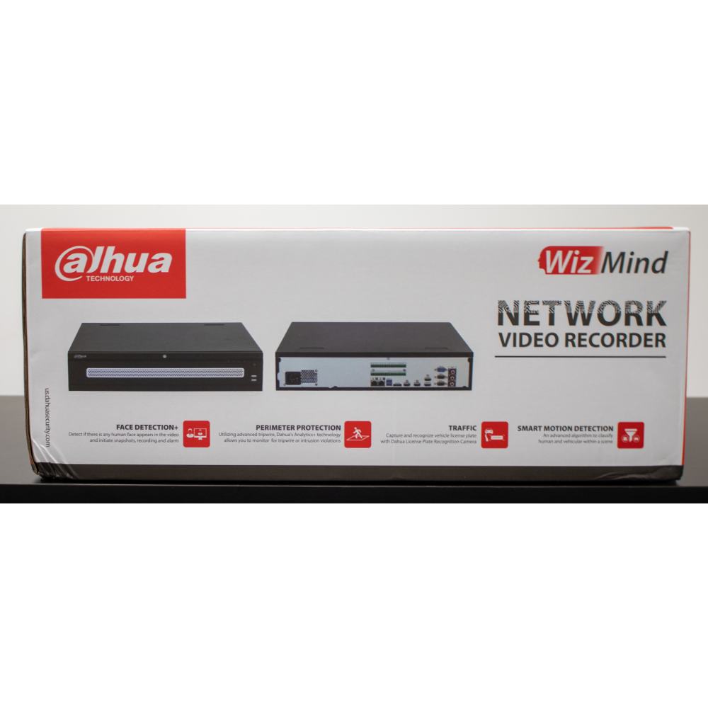 Dahua - N98A7N128 - 128CH 8K WizMind NVR RAID Dual NIC 8SATA 128TB (8 x 16TB)