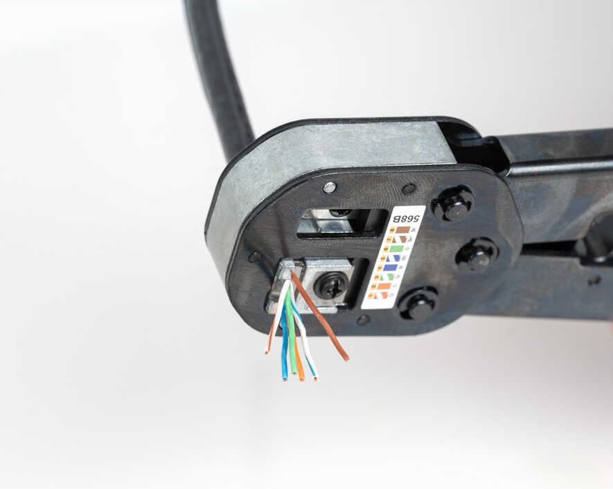 Jonard Tools - UC-4511 - RJ45 & RJ11/12 Modular Pass-through Crimper with Tail Crimping Slots