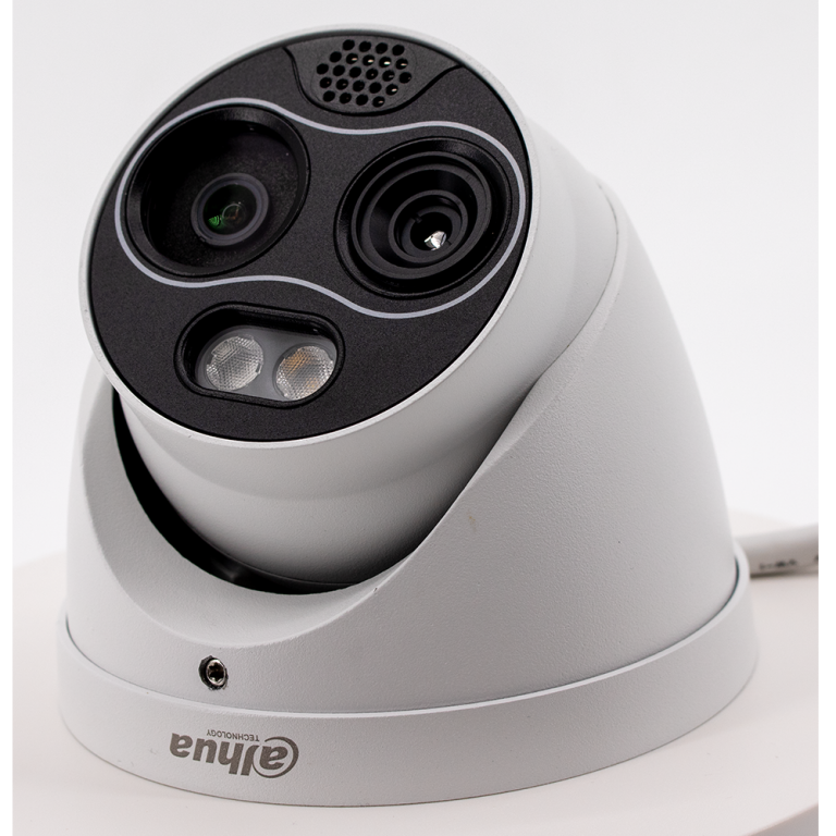 Dahua - DHI-TPC-DF1241-TB7F8-S2 - EVX Thermal Network Mini Hybrid Temperature Measurement Eyeball Camera